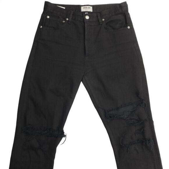 Agolde Jamie High Rise Classic Ripped Knee Jean Womens Size 25 - Picture 2 of 7